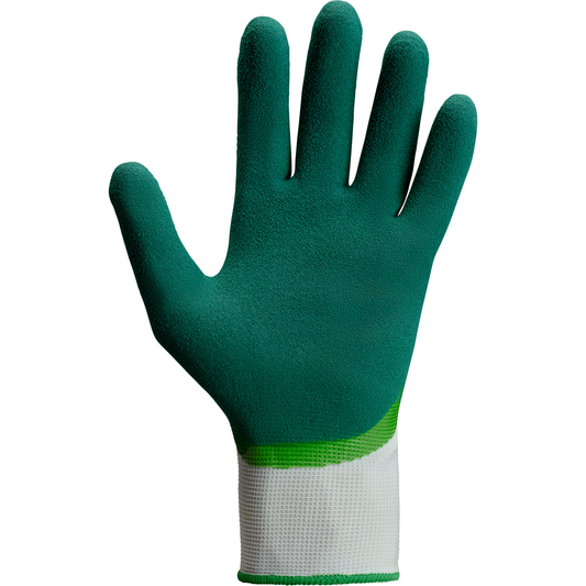 GLOVE GARDEN GRIP PRO 18GG SIZE 9 GREEN DOUBLE NITRILE COATING