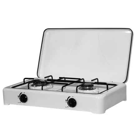 GAS HOB 2 BURNERS 58x31x13 cm