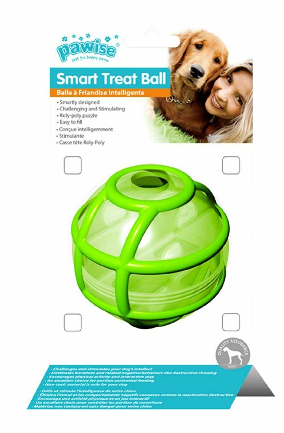ORANGE INTERACTIVE DOG SNACK BALL TOY 8