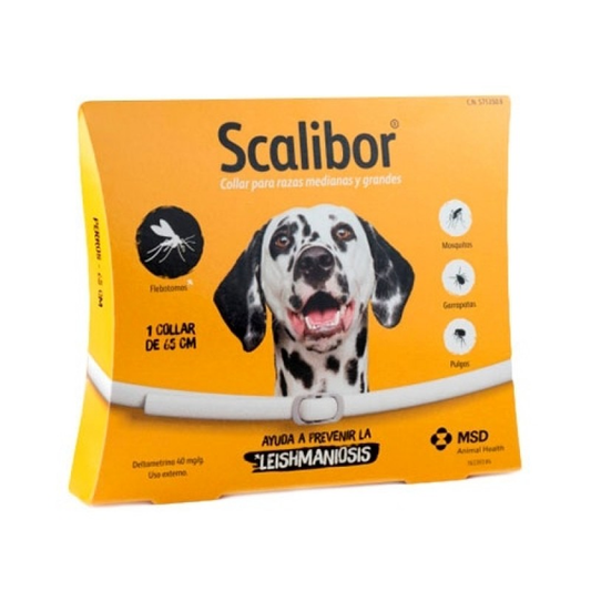 SCALIBOR COLLARE ANTIPARASSITARIO TAGLIA GRANDE 65 CM