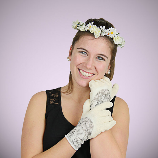 WATERPROOF GARDENING GLOVES FLOWER size 07