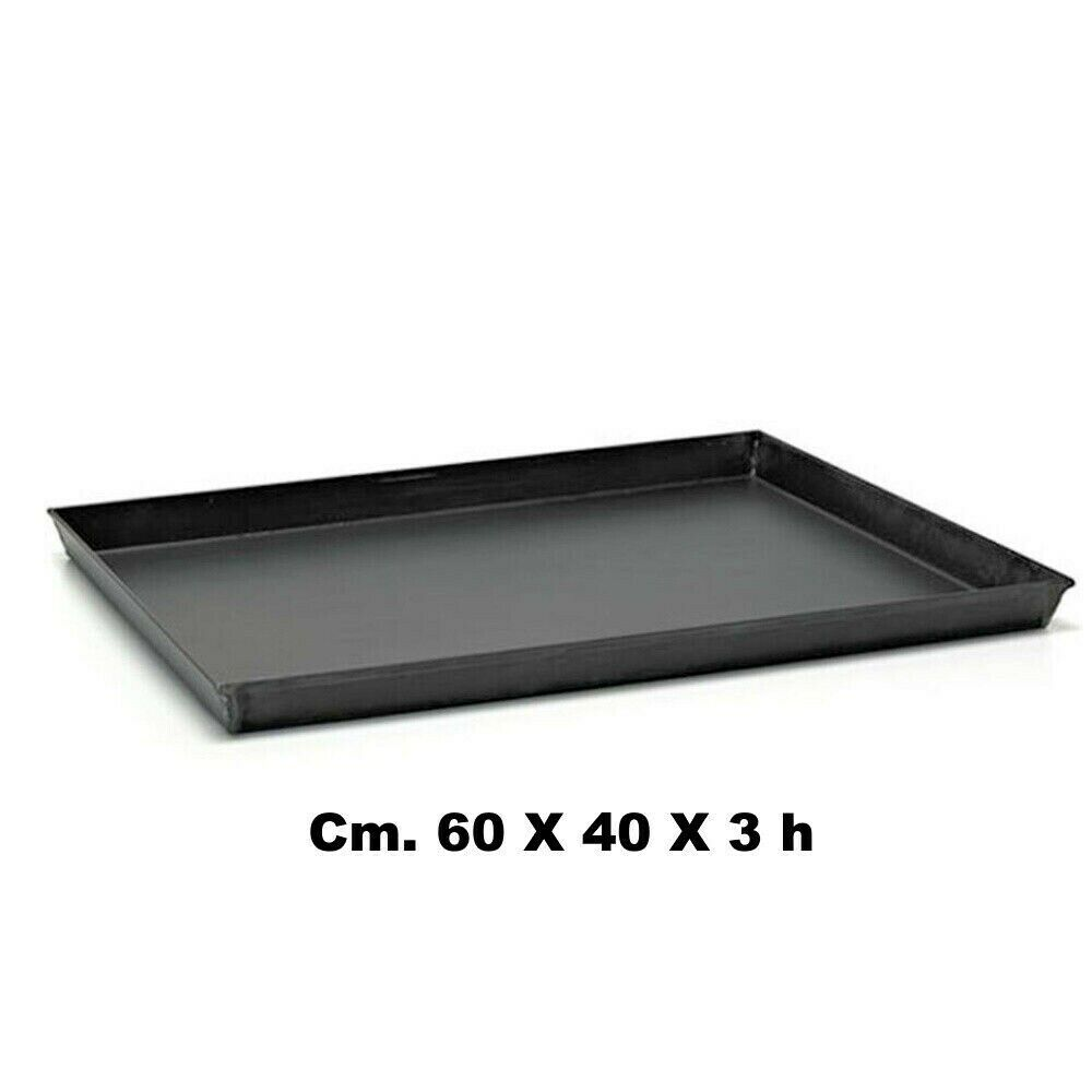 BLUE STEEL PIZZA TRAY Cm. 60x40x3 h