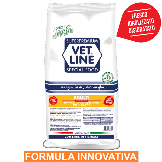 VET LINE ADULT MONOPROTEIN CHICKEN SMALL BREED 3 KG