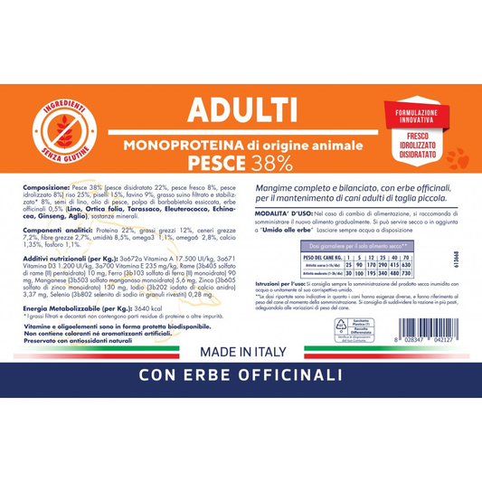 VET LINE ADULT MONOPROTEIN FISH 12