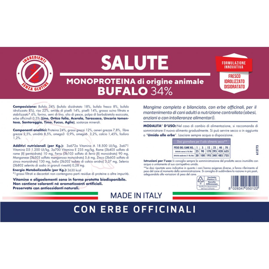 VET LINE HEALTH MONOPROTEIN BUFFALO 12