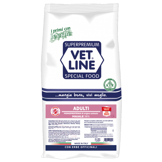 VET LINE ADULT MONOPROTEIN PORK 12
