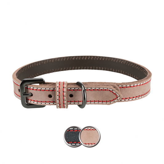NATIVE COLLARE PER CANI TRIXIE IN VERA PELLE VARIE TAGLIE E COLORI