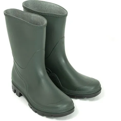 STIVALI IN PVC VERDI TRONCHETTO 43