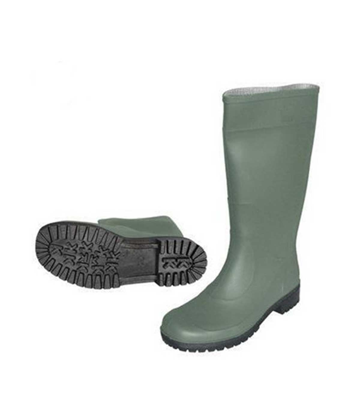STIVALI IN PVC VERDI ALTI 37