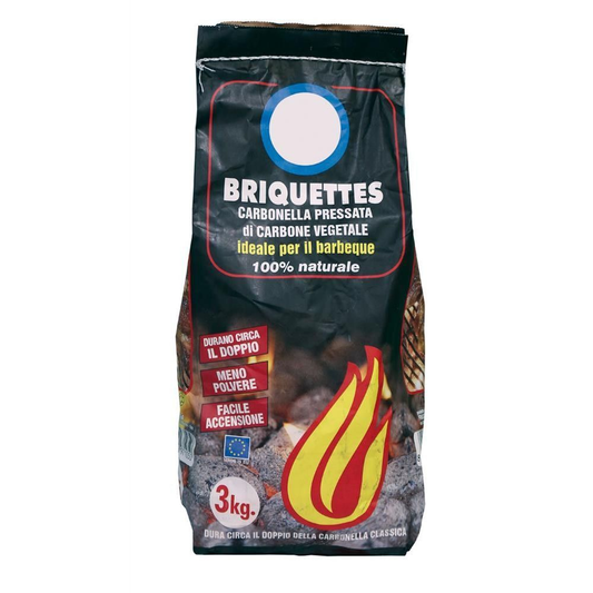 CARBONELLA PRESSATA IN BRIQUETTE EL GAUCHO KG. 3