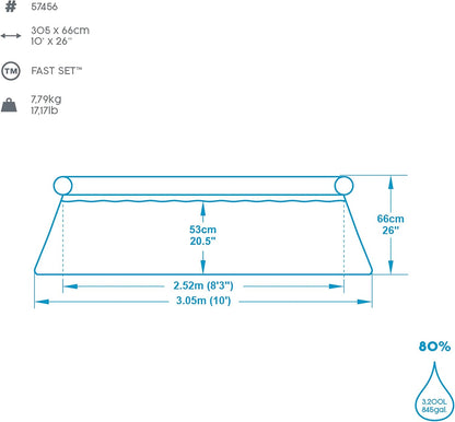 PISCINE TONDE BESTWAY - 57456