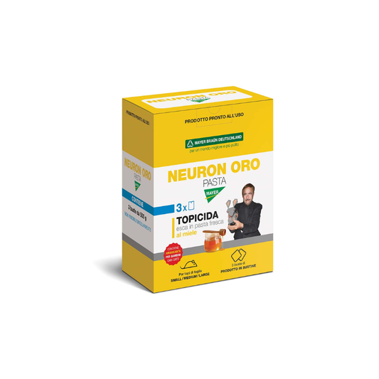 MOUSE BAIT FRESH PASTE NEURON ORO PASTA TRIS 3X500G