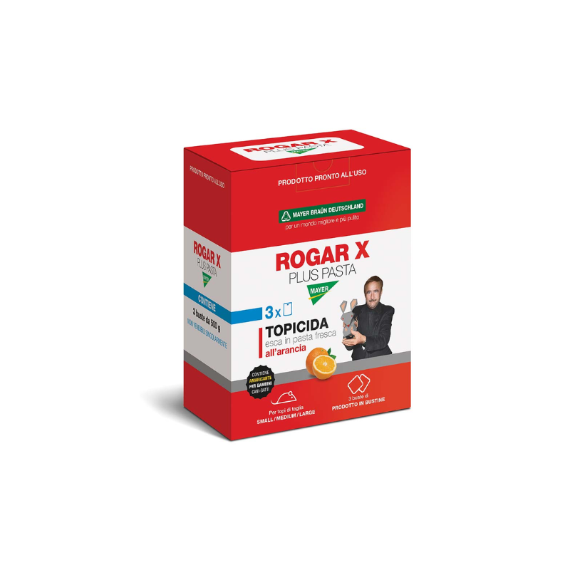 ROGUE X PLUS PASTA 3X500G FRESH PASTE MOUSE BAIT