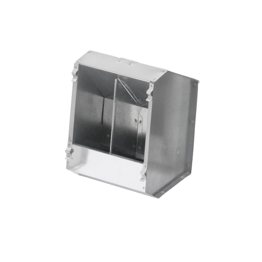 FEEDER 2 COMPARTMENT WITH LID CM 19X14X23