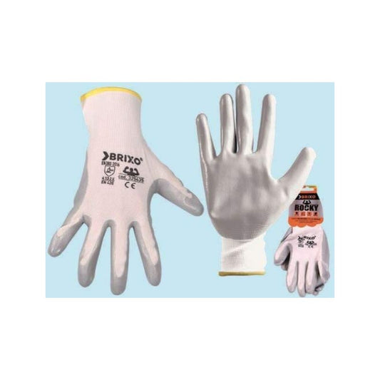 BRIXO ROCKY POLYESTER/NITRILE GLOVES XXL