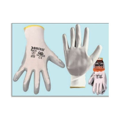 GUANTI BRIXO ROCKY POLIESTERE/NITRILE XL