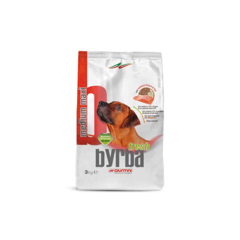 BYRBA FRESH MEDIUM MAXI DRY FOOD 3 KG