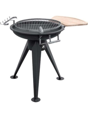 Barbecue in acciaio INOX per arrosticini con griglia per carni Spiedo Grill  El Gaucho
