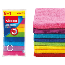 Vileda Microfibre Colors 8+1 Pz. -166640